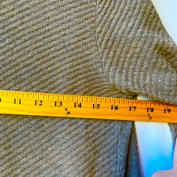 Eileen Fisher Italian Wool Womens Tan PS Sweater Lagenlook Duster Open Cardigan - Picture 14 of 16